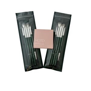 MOTD COSMETICS BLUSH DUO Modern Mauve‎ & Brushes (2 Pack) New Makeup